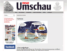 Tablet Screenshot of neue-umschau.de